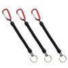 Climbing Button Carabiner Anti-Lost Spring Rope Outdoor Mountaineering Lost Rope Lure Fishing Gear Fishing Accessories Fishing R