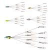 Soft Artificial Worm Fishing Lure 5-Piece Set Fishing Lure Collection Precise Topwater Lures For Largemouth Smallmouth Trout