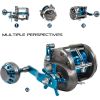 Trolling Reel Saltwater Level Wind Reels, Drag Reels Boat Fishing Ocean Fishing for Sea Bass Grouper Salmon